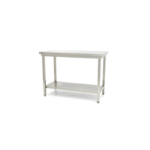 Werktafel rvs - 200 x 60 cm - Verstelbare Hoogte - met Onderschap