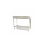 Werktafel rvs - 200 x 70 cm - Verstelbare Hoogte - met Spatrand