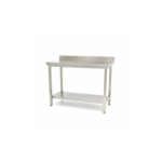 Werktafel rvs - 200 x 70 cm - Verstelbare Hoogte - met Spatrand