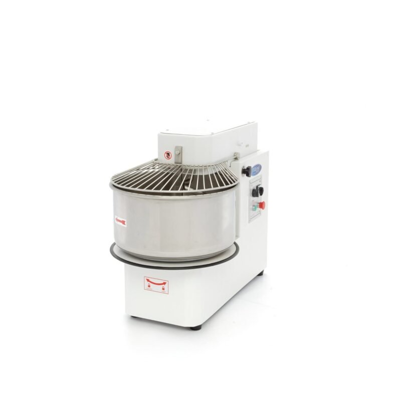 Spiraalkneder - 50 L - 30 Kg Deeg - 2 Snelheden - Uitneembare Kom - 400V