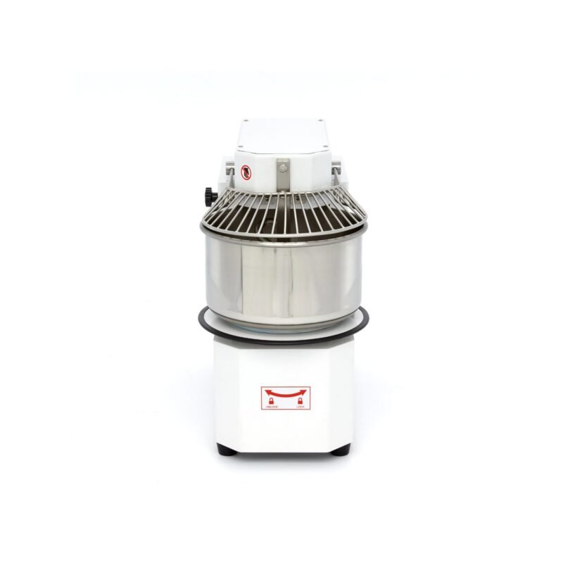 Spiraalkneder - 20 L - 12 Kg Deeg - 2 Snelheden - Uitneembare Kom - 230V