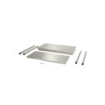 Werktafel rvs - 60 x 70 cm - Verstelbare Hoogte