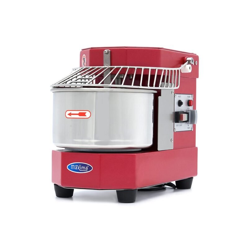 Spiraalkneder - 8 L - 4,5 Kg Deeg - Raspberry Rood